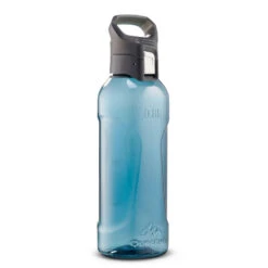 Quechua Drinkfles Voor Wandelen MH500 Klikdop 0,8 Liter Kunststof Blauw