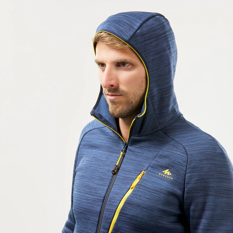 Quechua Dunne Fleece Wandeljas Voor Heren MH900 6 Quechua Dunne Fleece Wandeljas Voor Heren MH900 - Afbeelding 4