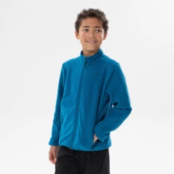 Quechua Fleece Jas Voor Wandelen Kinderen MH150 Blauw 7-15 Jaar -Quechua Verkoop fleece jas voor wandelen kinderen mh150 blauw 7 15 jaar 3