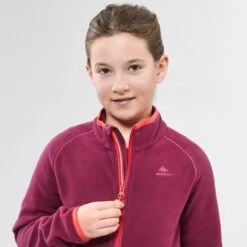 Quechua Fleece Jas Voor Wandelen MH150 Paars Kinderen 7-15 Jaar -Quechua Verkoop fleece jas voor wandelen mh150 paars kinderen 7 15 jaar 4