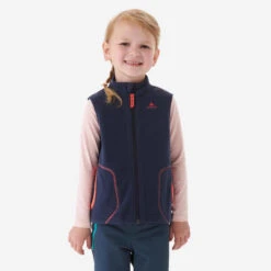 Quechua Fleece Wandelbodywarmer Voor Kinderen MH150 Marineblauw 2-6 Jaar -Quechua Verkoop fleece wandelbodywarmer voor kinderen mh150 marineblauw 2 6 jaar 2