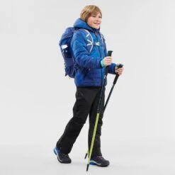 Quechua Gewatteerde Wandeljas Voor Kinderen MH500 Blauw 10 Quechua Gewatteerde Wandeljas Voor Kinderen MH500 Blauw -Quechua Verkoop gewatteerde wandeljas voor kinderen mh500 blauw 3