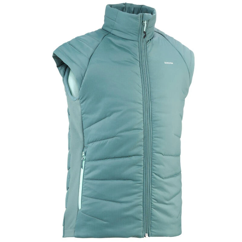 Quechua Hybride Gewatteerde Bodywarmer Voor Wandelen Pastelgroen Kinderen 7-15 Jaar 3 Quechua Hybride Gewatteerde Bodywarmer Voor Wandelen Pastelgroen Kinderen 7-15 Jaar