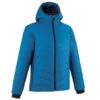Quechua Hybride Gewatteerde Wandeljas Blauw Kinderen 7-15 Jaar