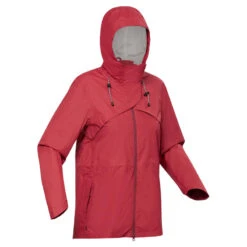 Quechua Regenjas Voor Wandelen Dames NH500