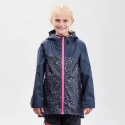 Quechua Regenjas Voor Wandelen MH150 Marineblauw Kinderen 7-15 Jaar -Quechua Verkoop regenjas voor wandelen mh150 marineblauw kinderen 7 15 jaar 2