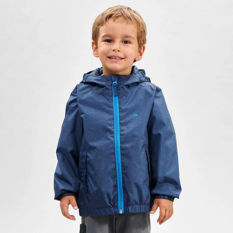 Quechua Regenjas Voor Wandelen MH500 Kinderen 2-6 Jaar 5 Quechua Regenjas Voor Wandelen MH500 Kinderen 2-6 Jaar - Afbeelding 3