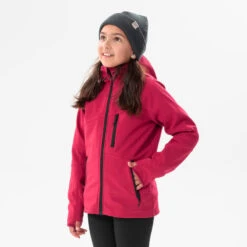 Quechua SOFTSHELL WANDELJAS VOOR KINDEREN VAN 7-15 JAAR MH550 FRAMBOOS -Quechua Verkoop softshell wandeljas voor kinderen van 7 15 jaar mh550 framboos 3