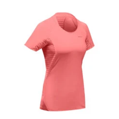 Quechua T-shirt Voor Bergwandelen Dames MH500