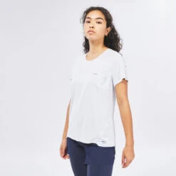 Quechua Ultralicht Damesshirt Voor Fast Hiking FH 500 Ijsblauw -Quechua Verkoop ultralicht damesshirt voor fast hiking fh 500 ijsblauw 2