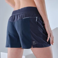 Quechua Ultralichte Damesshort Voor Fast Hiking FH900 Donkerblauw -Quechua Verkoop ultralichte damesshort voor fast hiking fh900 donkerblauw 3