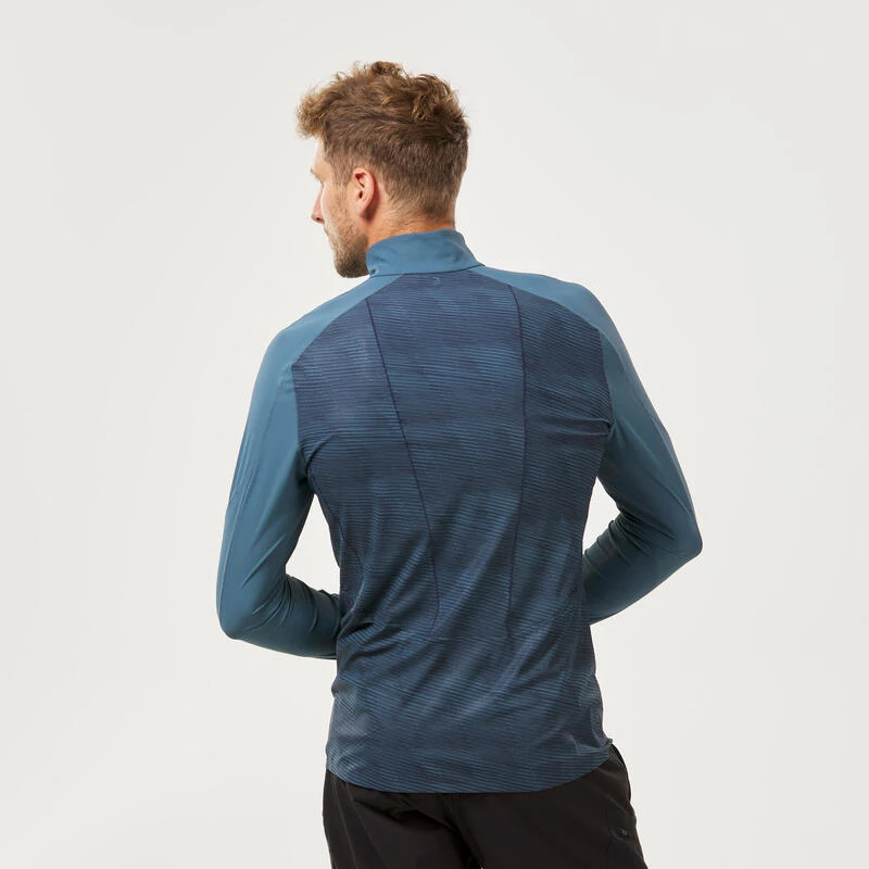 Quechua Uv-werend Wandelshirt Voor Heren MH550 Lange Mouwen 6 Quechua Uv-werend Wandelshirt Voor Heren MH550 Lange Mouwen - Afbeelding 4