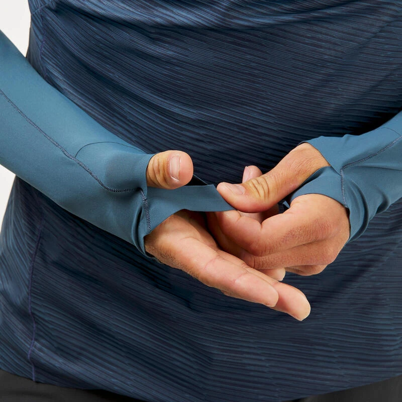 Quechua Uv-werend Wandelshirt Voor Heren MH550 Lange Mouwen 7 Quechua Uv-werend Wandelshirt Voor Heren MH550 Lange Mouwen - Afbeelding 5