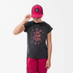 Quechua Wandel T-shirt MH100 Donkergrijs Kinderen 7-15 Jaar 9 Quechua Wandel T-shirt MH100 Donkergrijs Kinderen 7-15 Jaar -Quechua Verkoop wandel t shirt mh100 donkergrijs kinderen 7 15 jaar 2