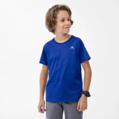 Quechua Wandel T-shirt MH500 Donkerblauw Kinderen 7-15 Jaar -Quechua Verkoop wandel t shirt mh500 donkerblauw kinderen 7 15 jaar 2