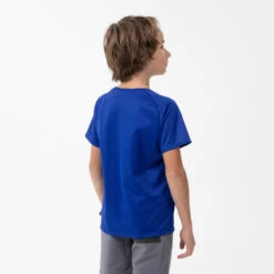 Quechua Wandel T-shirt MH500 Donkerblauw Kinderen 7-15 Jaar -Quechua Verkoop wandel t shirt mh500 donkerblauw kinderen 7 15 jaar 3