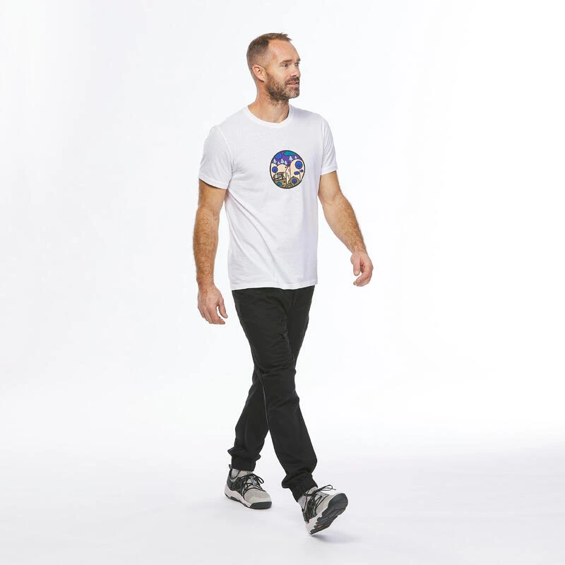 Quechua Wandel T-shirt Voor Heren NH550 Fresh 4 Quechua Wandel T-shirt Voor Heren NH550 Fresh - Afbeelding 2