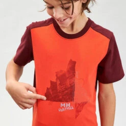 Quechua Wandel T-shirt Voor Kinderen Van 7 Tot 15 Jaar MH100 Oranje 11 Quechua Wandel T-shirt Voor Kinderen Van 7 Tot 15 Jaar MH100 Oranje -Quechua Verkoop wandel t shirt voor kinderen van 7 tot 15 jaar mh100 oranje 4