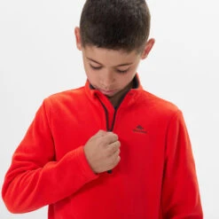 Quechua Wandelfleece MH100 Rood Kinderen 7-15 Jaar -Quechua Verkoop wandelfleece mh100 rood kinderen 7 15 jaar 4