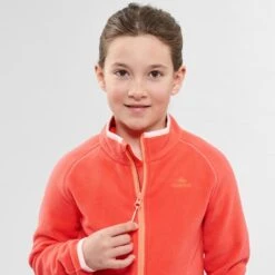 Quechua Wandelfleece Voor Kinderen MH150 Koraalrood 7-15 Jaar -Quechua Verkoop wandelfleece voor kinderen mh150 koraalrood 7 15 jaar 4