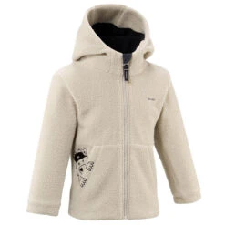 Quechua Wandelfleece Voor Kinderen MH500 Beige 2-6 Jaar