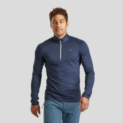 Quechua Wandelshirt Met Lange Mouwen Voor Heren MH900 Gerecycled Synthetisch Materiaal -Quechua Verkoop wandelshirt met lange mouwen voor heren mh900 gerecycled synthetisch materiaal 1