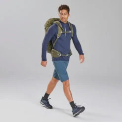 Quechua Wandelshirt Met Lange Mouwen Voor Heren MH900 Gerecycled Synthetisch Materiaal -Quechua Verkoop wandelshirt met lange mouwen voor heren mh900 gerecycled synthetisch materiaal 3
