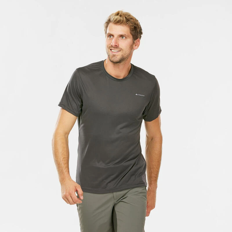 Quechua Wandelshirt MH100 Korte Mouwen Synthetisch 4 Quechua Wandelshirt MH100 Korte Mouwen Synthetisch - Afbeelding 2