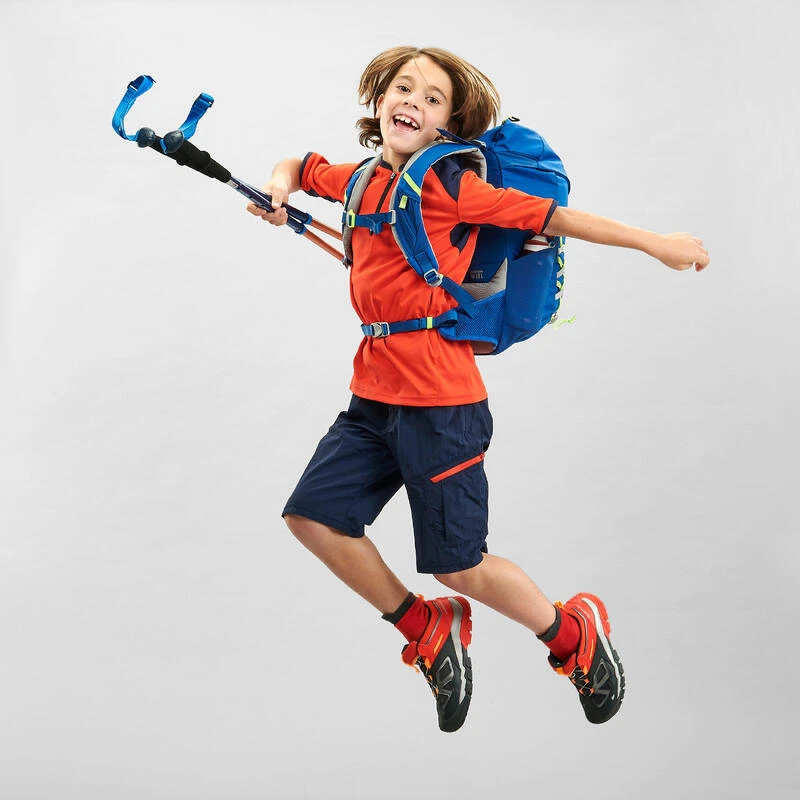 Quechua Wandelshort MH500 Marineblauw Kinderen 7-15 Jaar 4 Quechua Wandelshort MH500 Marineblauw Kinderen 7-15 Jaar - Afbeelding 2