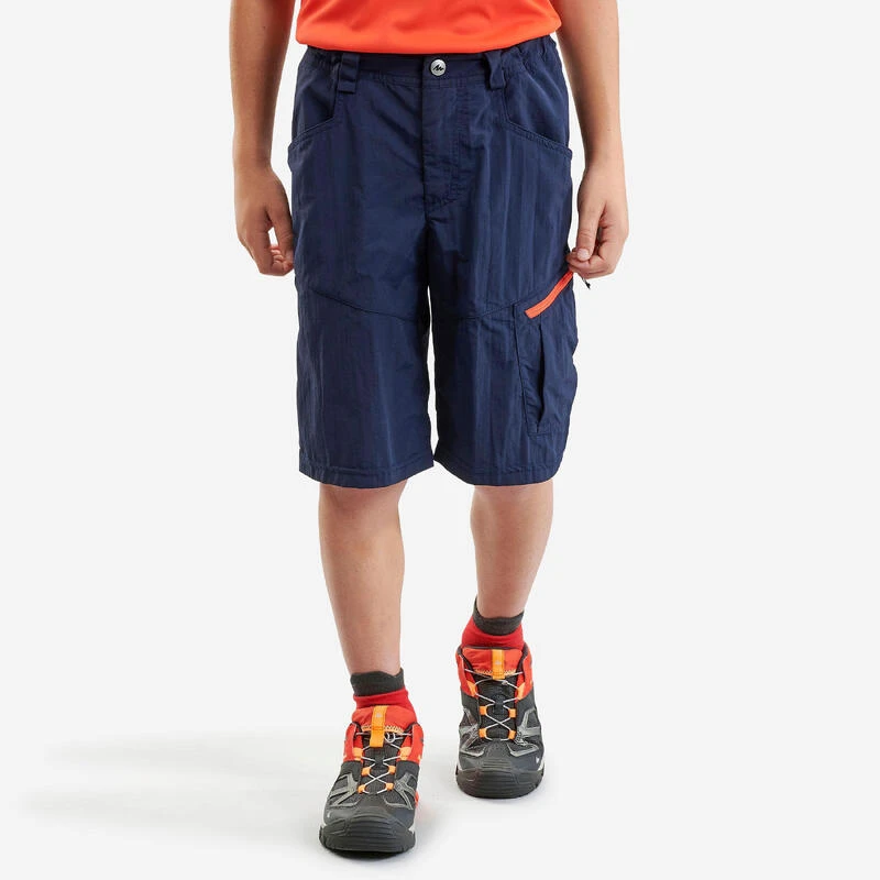 Quechua Wandelshort MH500 Marineblauw Kinderen 7-15 Jaar 5 Quechua Wandelshort MH500 Marineblauw Kinderen 7-15 Jaar - Afbeelding 3