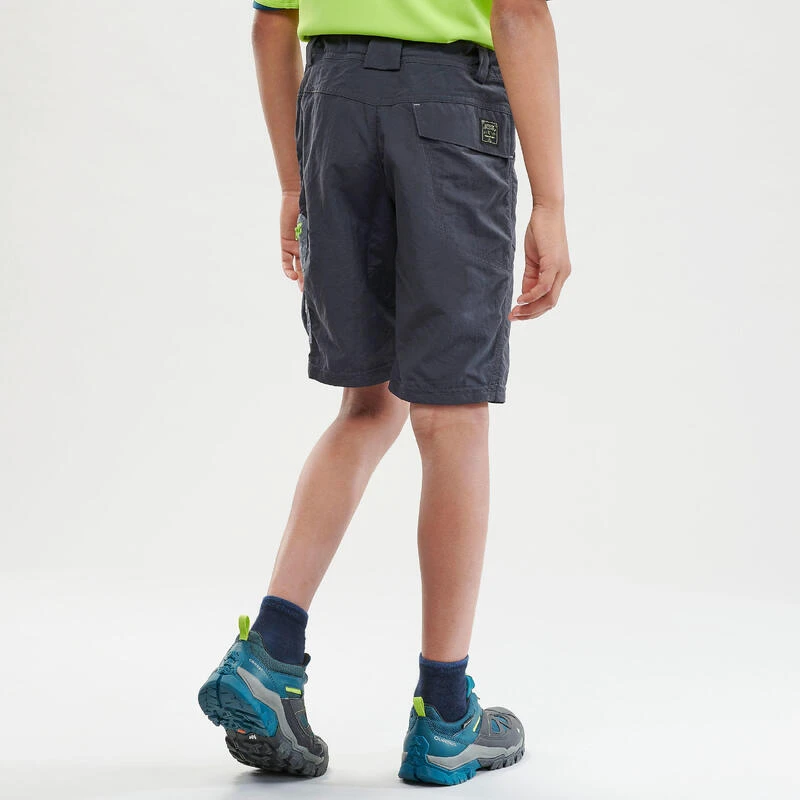 Quechua Wandelshort Voor Kinderen MH500 Grijs 7 Tot 15 Jaar 5 Quechua Wandelshort Voor Kinderen MH500 Grijs 7 Tot 15 Jaar - Afbeelding 3