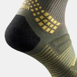 Quechua Wandelsokken Hike 900 HIGH Kaki 2 Paar -Quechua Verkoop wandelsokken hike 900 high kaki 2 paar 4