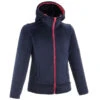 Quechua Warm Fleece Vest Voor Wandelen Kinderen MH500 Blauw 7-15 Jaar