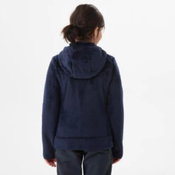 Quechua Warm Fleece Vest Voor Wandelen Kinderen MH500 Blauw 7-15 Jaar -Quechua Verkoop warm fleece vest voor wandelen kinderen mh500 blauw 7 15 jaar 3