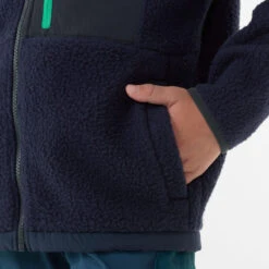 Quechua WARM FLEECE VEST VOOR WANDELEN KINDEREN MH500 MARINEBLAUW 7-15 JAAR -Quechua Verkoop warm fleece vest voor wandelen kinderen mh500 marineblauw 7 15 jaar 4
