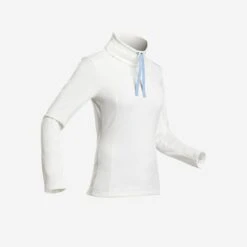 Quechua Warm Wandelshirt Met Lange Mouwen Voor Dames SH100 WARM