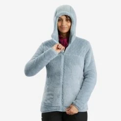 Quechua Warme Fleece Jas Voor Wandelen Dames SH100 ULTRA-WARM 11 Quechua Warme Fleece Jas Voor Wandelen Dames SH100 ULTRA-WARM -Quechua Verkoop warme fleece jas voor wandelen dames sh100 ultra warm 4