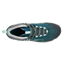 Quechua Waterdichte Bergwandelschoenen Voor Dames MH100 Mid Turquoise -Quechua Verkoop waterdichte bergwandelschoenen voor dames mh100 mid turquoise 3