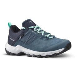 Quechua Waterdichte Bergwandelschoenen Voor Dames MH500 Blauw