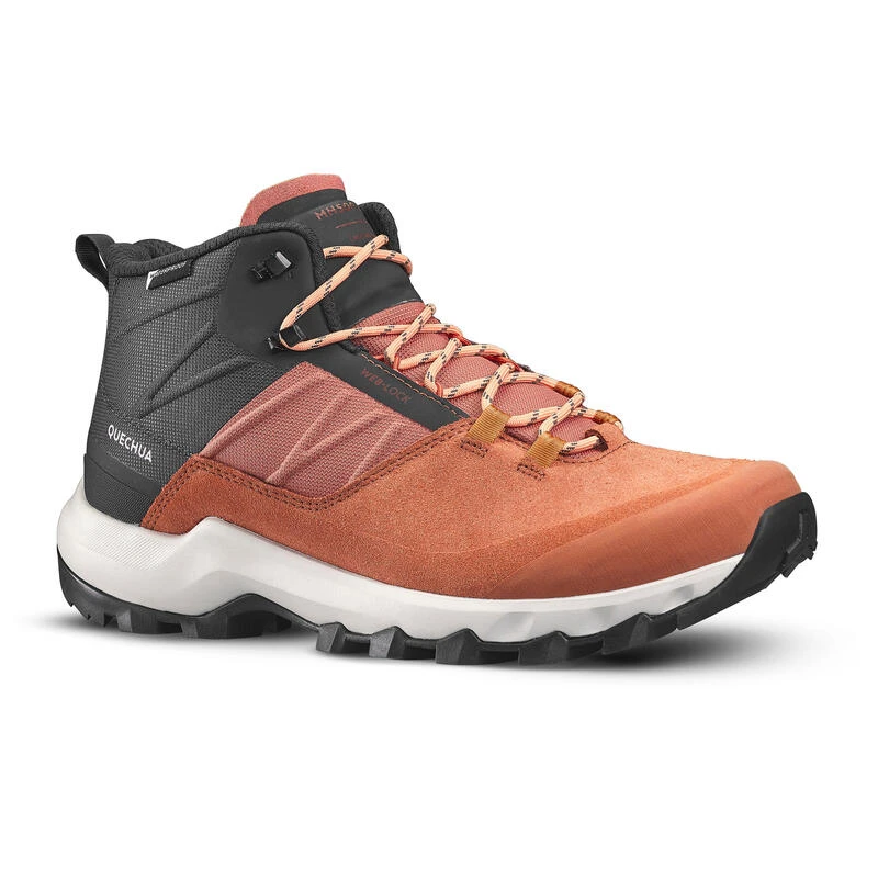 Quechua Waterdichte Bergwandelschoenen Voor Dames MH500 Mid Sepia 3 Quechua Waterdichte Bergwandelschoenen Voor Dames MH500 Mid Sepia