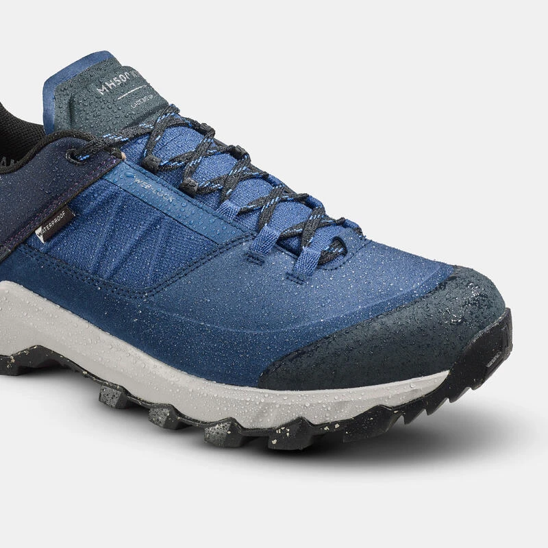 Quechua Waterdichte Bergwandelschoenen Voor Heren MH500 Blauw 4 Quechua Waterdichte Bergwandelschoenen Voor Heren MH500 Blauw - Afbeelding 2